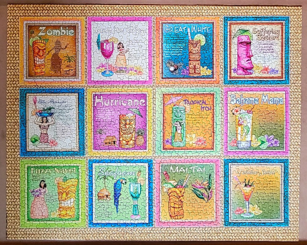 COCKTAIL PARTY by Springbok Tiki JIGSAW PUZZLE 1000 pieces - Picture 2 of 8